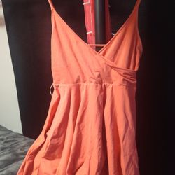 Peach Dress 