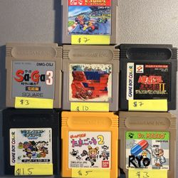 Gameboy and Gameboy Color Games Japanese Lot