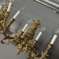 Antique Ornate Wall Sconces