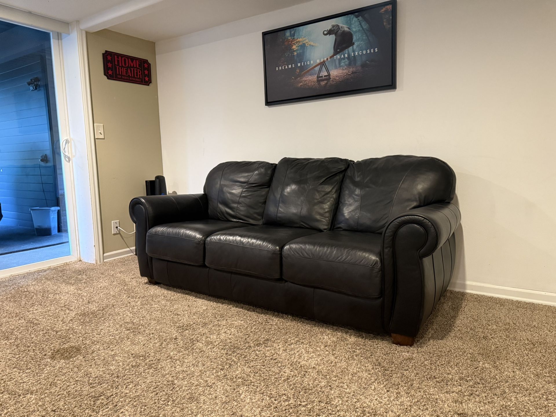 Black Leather Sofas