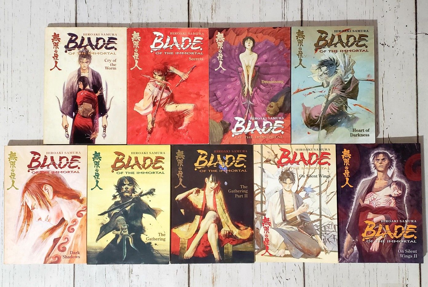 Blade of the Immortal Lot of 9 English Manga TPB Dark Horse Comics - Near Mint