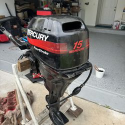 Mercury Fourstroke, Outboard Motor, Boat 15 Hp