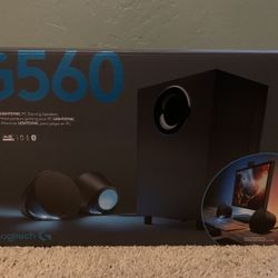 G560_Logitech Light SYNC PC Gaming Speakers 