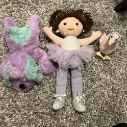 Plush Stuffed Animals Set Of 3