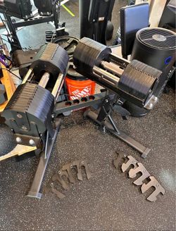 Pepin Fast Series- Adjustable Dumbbells- 20lb-120lbs