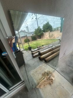 Vintage mirrors . 5large panels