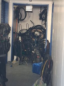 Bikes and ebike parts garage sale