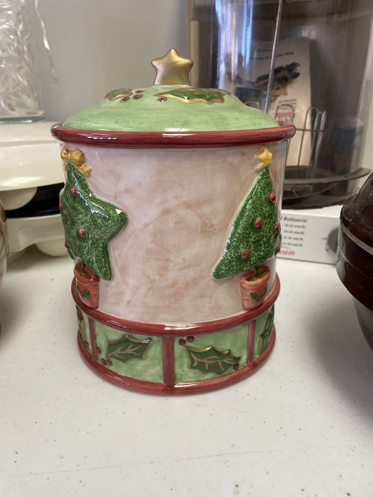 Christmas Topiary Cookie Jar!