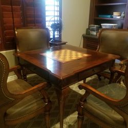 Game Table and Chairs (4)