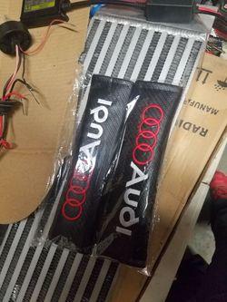 Audi seat belt pads