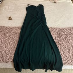 Medium Emerald Green Wedding Guest Dress