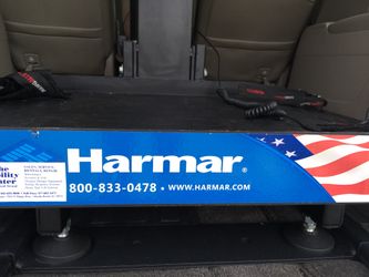 Harmar scooter/ wheel chair lift. Inside Vehicle