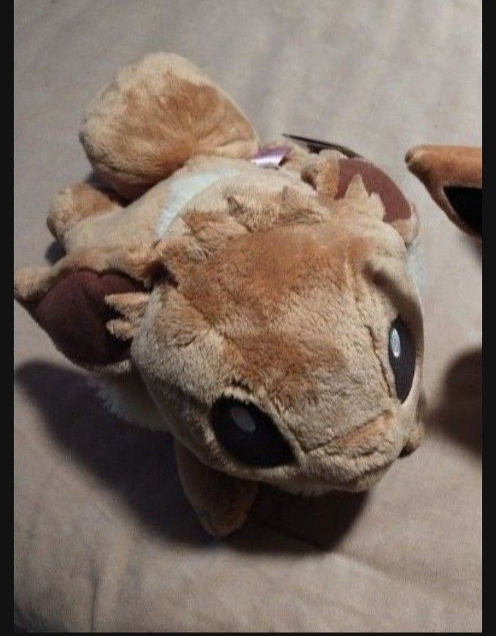 New Eevee Plushie Pokemon Toy 15.5" Long