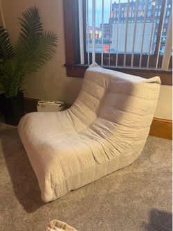 Abstract accent chair