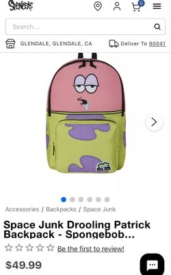 Space junk drooling Patrick backpack