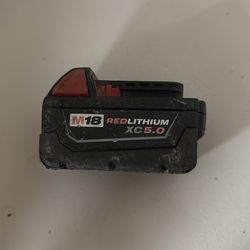 Milwaukee M18 XC 5.0 Battery