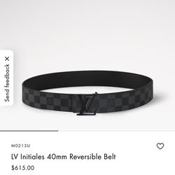 LV Initiales 40mm Reversible Belt