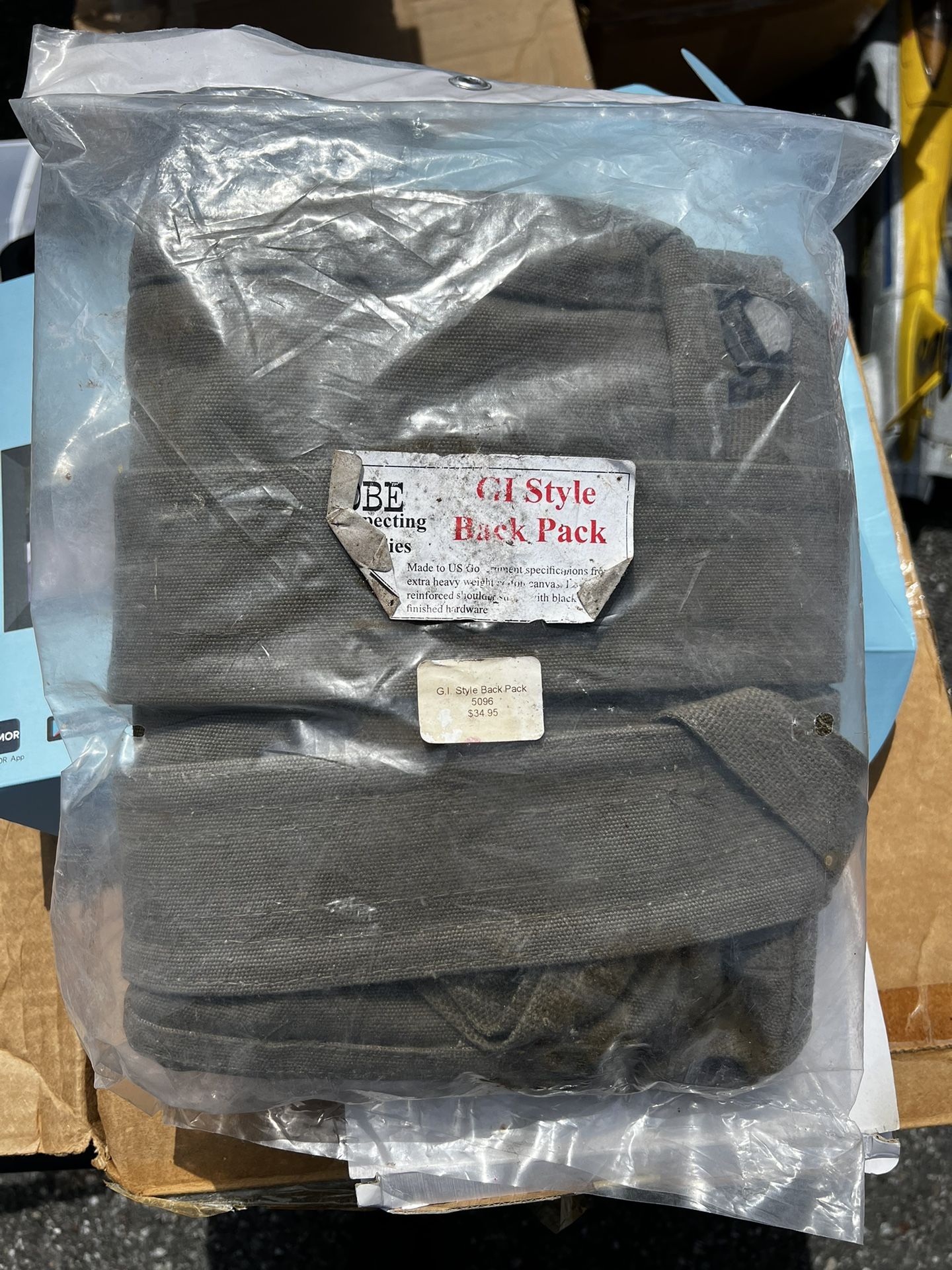 G.I. Style Canvas Backpack