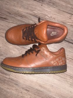 Nike Dunk Low 1 Piece Men’s  10.5 Brown Pony Spanish Moss