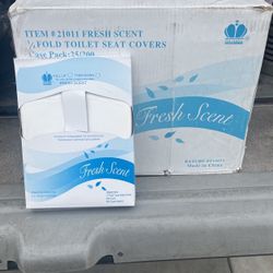 1 Case 1/4 Fold Toilet Seat Covers 25/200