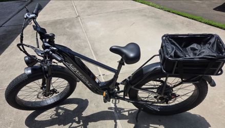 1800W Aipas M2 Pro Fat Tire E-Bike – ALREADY UNLOCKED (36+ MPH) + 2 Batteries.