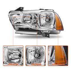 2013 Dodge Charger RT Halogen Headlamps Pair 