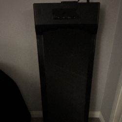 Compact Foldaway Black Treadmill for Home Running & Jogging with Control Panel