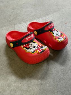 Crocs Kids Classic Clog (Minnie Mouse, Size C9)
