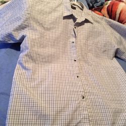 Grey button up