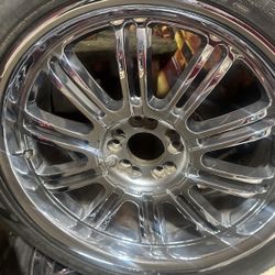 Chrome Rims And Tires