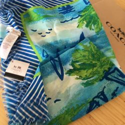 Coach Square Scarf ( New With Tag )