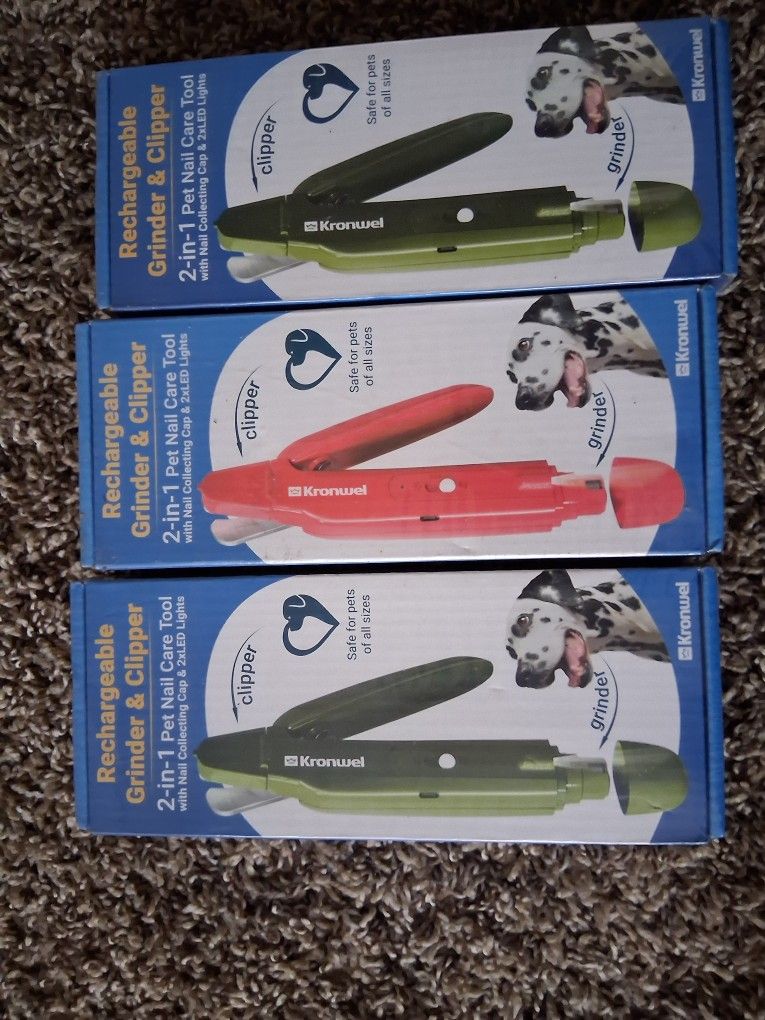 Dog Rechargeable Grinder And Clipper