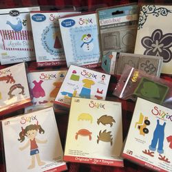 10 Sizzix dies, 2 Cuttlebug Dies & 1 QuicKutz Die