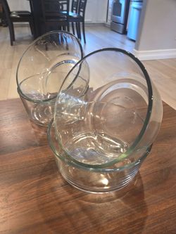 Set Of 4Pcs glass bowls