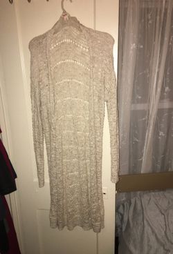 Long cardigan sweater
