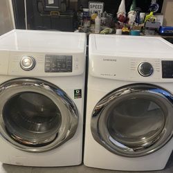 Samsung Electric Front Load Washer & Dryer Set 