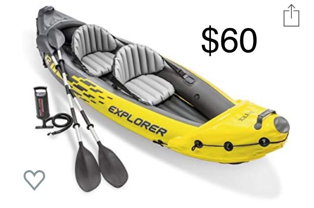 New in box 2person kayak inflatable Intex explorer K2