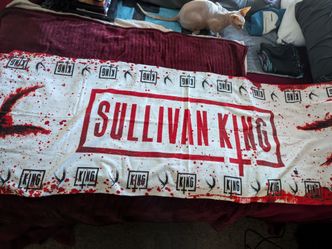 Sullivan king blood splatter pashmina