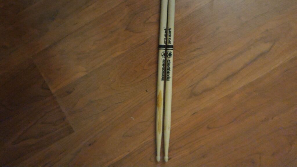 Rock Band drum sticks