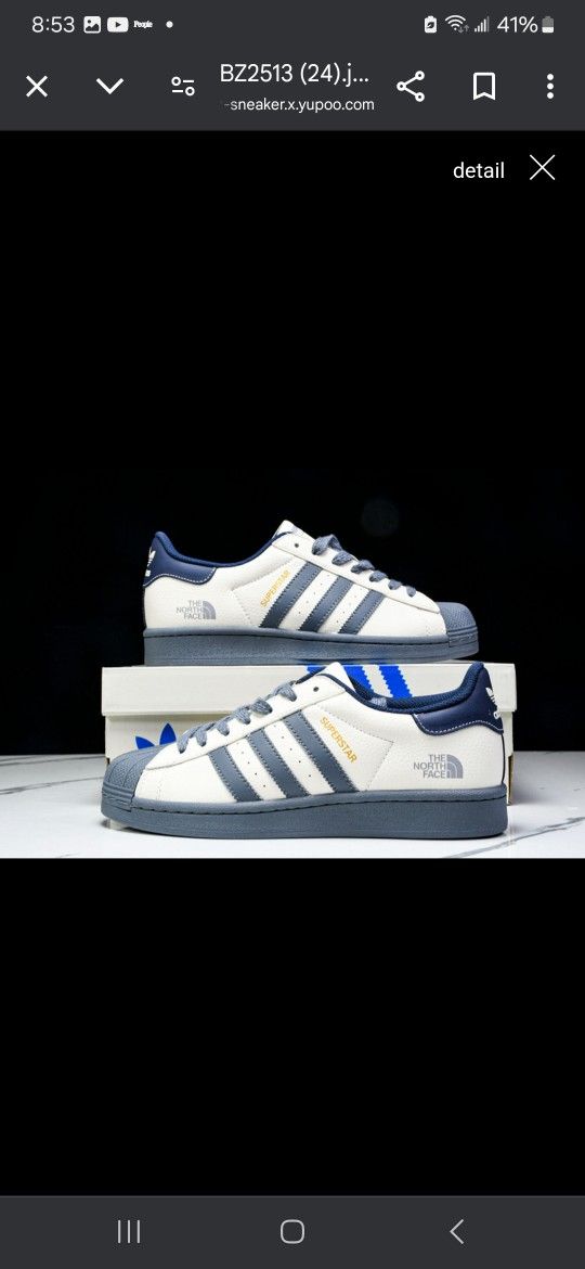 Northface Shell Toes Adidas