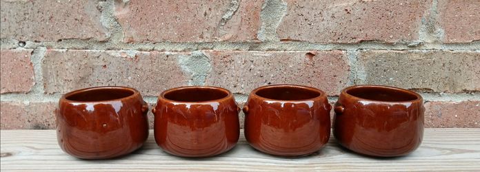 Vintage West Bend Stoneware Individual Bowls