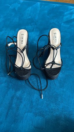 Strappy Ankle Wrap Wedges