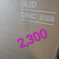 SAMSUNG 98"INCH QLED 4K Q80C 