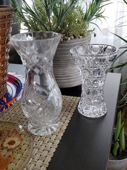 Cristal theme vases