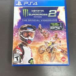 PS4 MONSTER ENERGY SUPER CROSS 2 THE OFFICIAL VIDEOGAME
