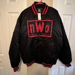 Nwo World Order Vintage Starter Jacket Large 100% Authentic