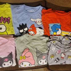 Sanrio Hello Kitty & Friends Crop Tops Juniors' Mixed Sizes