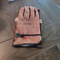 Leather Work Gloves 