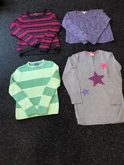Girls Sweaters Size 10/12 (4)