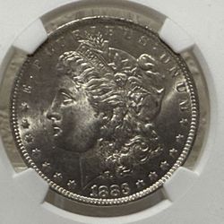 1883-O NGC MS64 Morgan Silver Dollar 
